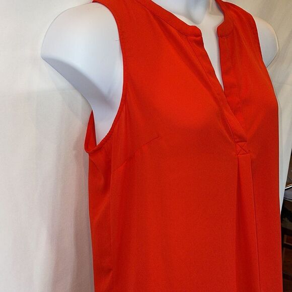 Rose and Olive red sleeveless blouse Size Large - Picture 8 of 13